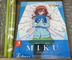 特典付　五等分の花嫁 ごとぱずストーリー　豪華イラスト画集 中野三玖セット