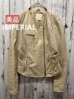 ♦︎美品 IMPERIAL インペリアル レザージャケット イタリア製