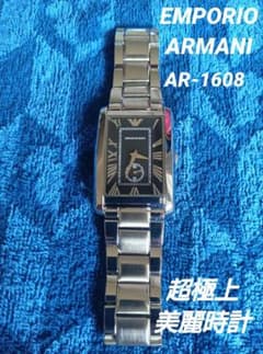 EMPORIO ARMANI AR-1608 ブラック 【周年感謝祭】 - メルカリ