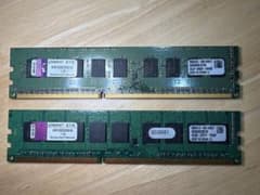 Kingston DDR3 ECC 4GB 1333MHz 2枚セットのサムネイル