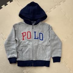 Polo Ralph Lauren キッズパーカー グレー/ネイビーのサムネイル
