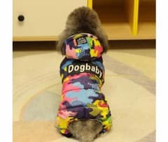 犬のダウン（迷彩柄）Sサイズのサムネイル