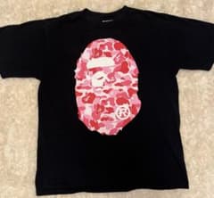A BATHING APE BAPE Tシャツピンクカモ 黒のサムネイル