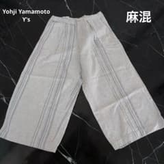 【美品】Y's リネン混 サルエルパンツ ワイドパンツ ヨウジヤマモト Yohji Yamamoto リネン混 Y's ワイドサルエルパンツ グレー - メルカリ