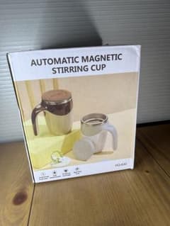 ステンレス マグカップ 蓋付き 自動攪拌のサムネイル