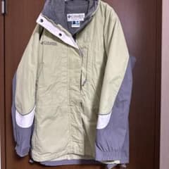 Columbia マウンテンパーカー ライトグレー/グレー M