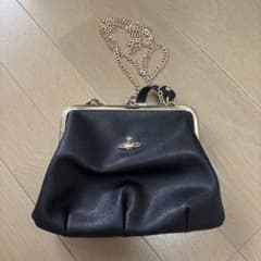に*ん様 Vivienne Westwood ショルダーバッグ がま口 ブラックのサムネイル