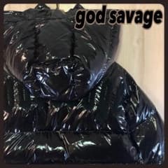 god savageゴッドサヴェージ ダウンジャケット 中綿入り 背面ビック 