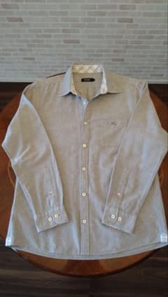 【美品】BURBERRY BLACK LABEL オックスフォード シャツLのサムネイル