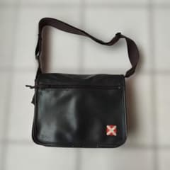 LUGGAGE LABEL メッセンジャーバッグ ブラックのサムネイル