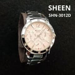 CASIO カシオ SHEEN シーン ☆ベゼルストーン ♡薄ピンク ☆稼働中