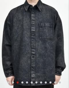MARNI 黒マーブルデニムオーバーシャツ　44 最終価格 MARNI 黒マーブルデニムオーバーシャツ 44 最終価格 - メルカリ