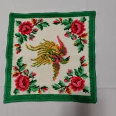 FEILER 花と鳥の刺繍ハンカチのサムネイル