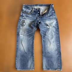 HYSTERIC GLAMOUR クロップドデニム ダメージ - メルカリ