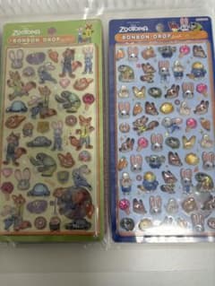【国内正規品】ボンボンドロップシール ディズニー ズートピア 2枚セットのサムネイル