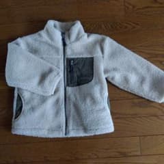 Daddy Oh Daddy フリースジャケット アイボリーのサムネイル