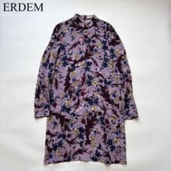 美品】ERDEM アーデム ドット フラワー 総柄 ワンピース ドレス 花柄
