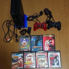 PS2本体一式+ソフト7本のサムネイル