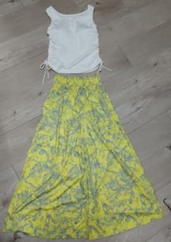 [Used once] Women's amphibious swimsuit 3-piece set, size M, body-shaping.