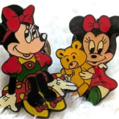 Thumbnail of 【レア/コレクター】80年代 ミニー ベビーミニー ピンバッジ ディズニー