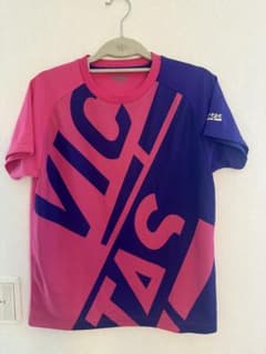 ビクタス VICTAS 卓球ウェア 男女兼用 ブロック ロゴ T HP/VIのサムネイル