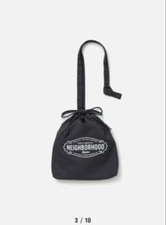26ss NEIGHBORHOOD LOGO DRAWSTRING BAG - メルカリ