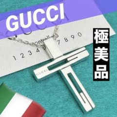 極美品‼️GUCCI クロスネックレス - メルカリ