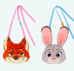 ディズニー　ズートピア　ニック　ジュディ　ショルダーポーチ ズートピア ニック ジュディ セット ショルダーバッグ ポーチ