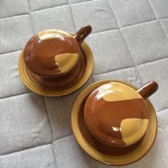 【２個セット】島根県 民藝 湯町窯 布志名焼 エッグベーカー 卵焼き器 2個セット】島根県 民藝 湯町窯 布志名焼 エッグベーカー 卵焼き器