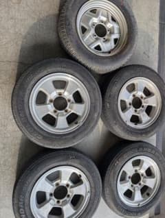 スズキ　ジムニー　JA22 純正アルミホイール 175/80R16 91Q ytr様専用 ジムニーJA22 175/80R16 純正ホイールセット - メルカリ