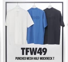 tfw49 26ssPUNCHED MESH HALF MOCKNECK T L - メルカリ