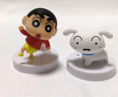 クレヨンしんちゃん ミニフィギュア しんちゃん＆シロ セット　食玩