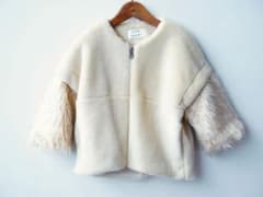 folkmade boa removable coat ボア ジャケット - メルカリ