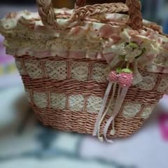 mother garden マザーガーデン　いちごのかごバッグ　希少のサムネイル