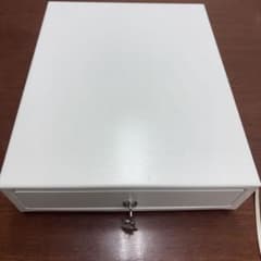 未使用】レジドロア キャッシュドロア 鍵付き ホワイト 説明書付き