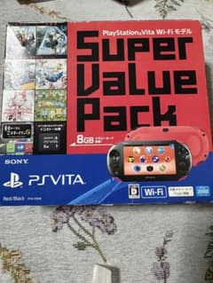 PSvita2000レッド/ブラック 本体+ 64gbメモリーカードのサムネイル