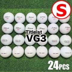 S02】Titleist VG3 白 年式混合 ロストボール 24球 - メルカリ