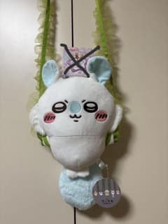 치이카와 다시마 조임 인형 숄더백 모몬가