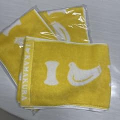 I LOVE KAMAKURA タオル イエロー　鳩サブレタオル　3枚のサムネイル