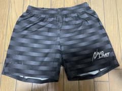 NO LIMIT ストライプ柄ショートパンツ 陸上用短パン チャックポケット付きのサムネイル