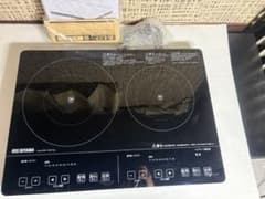 2018年製 アイリスオーヤマ 2口IHクッキングヒーター 200V 説明書付 