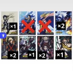 【バラ売り可能】　ヒロアカ　一番くじ　幸せの上に　H賞 クリアポスター