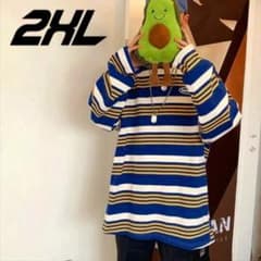 ボーダー 柄　カットソー　ロンT　トップス プルオーバー　韓国　ゆったり　春のサムネイル