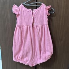 Ralph Lauren ベビー ロンパース 9M ピンク ドット値下げ♡のサムネイル