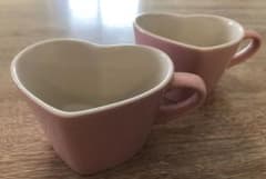 【お値下げしました☆】ハート型マグカップ 2個セットのサムネイル