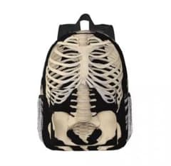 bone Rucksack y2k opium リュック グランジ ドクロ