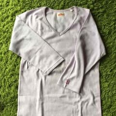 新品未使用 ハリラン7部丈 VネックTシャツ Lサイズのサムネイル