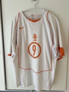 レア】オランダ代表 クライファート ユニフォーム 9 NIKE ゲームシャツ
