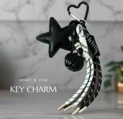 じゃらじゃらキーホルダー ハート バッグチャーム キーチャーム パラ