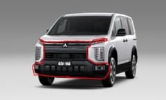 【手渡し限定】新型デリカ D5(R8.1〜) フロント周り全部＋リアガーニッシュのサムネイル